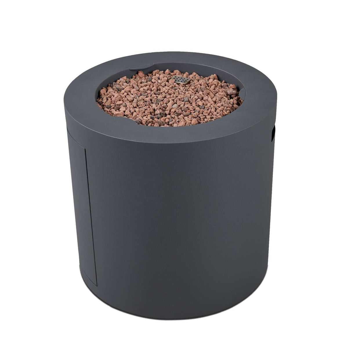 Steel Propane Fire Pit Hidden Tank in Slate, 24-in D6Q3 - product image 1