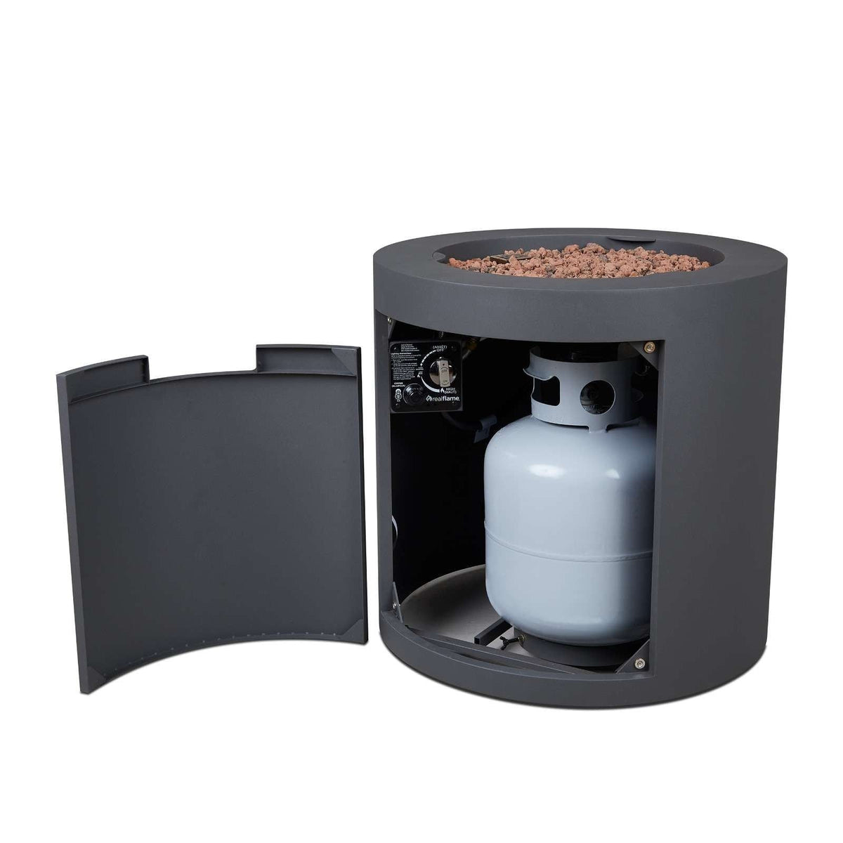 Steel Propane Fire Pit Hidden Tank in Slate, 24-in D6Q3 - product image 7