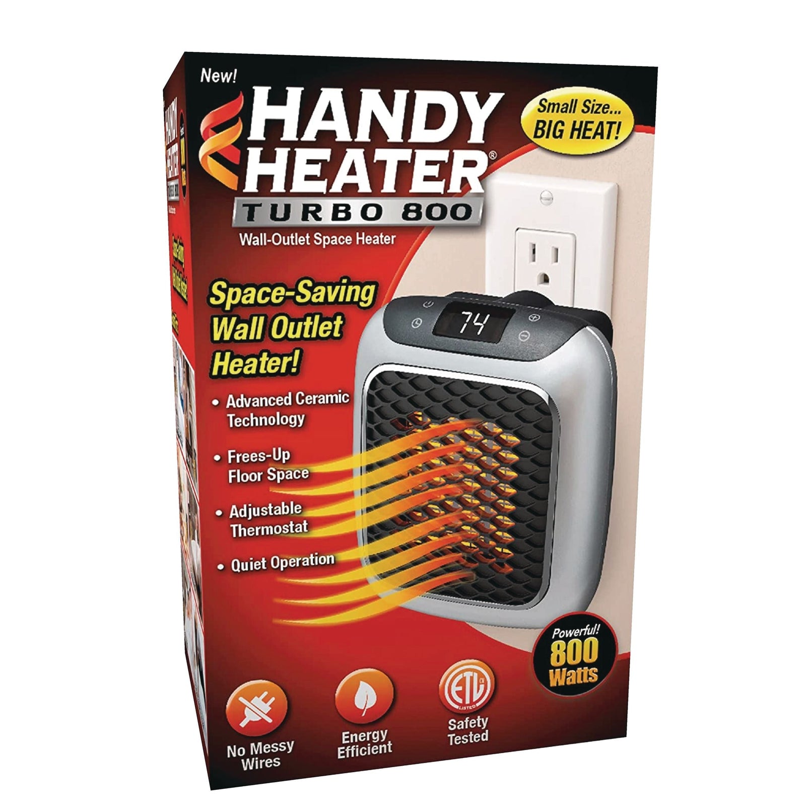 Handy Heater Turbo 800 Space Heater H4B6 - product image 1