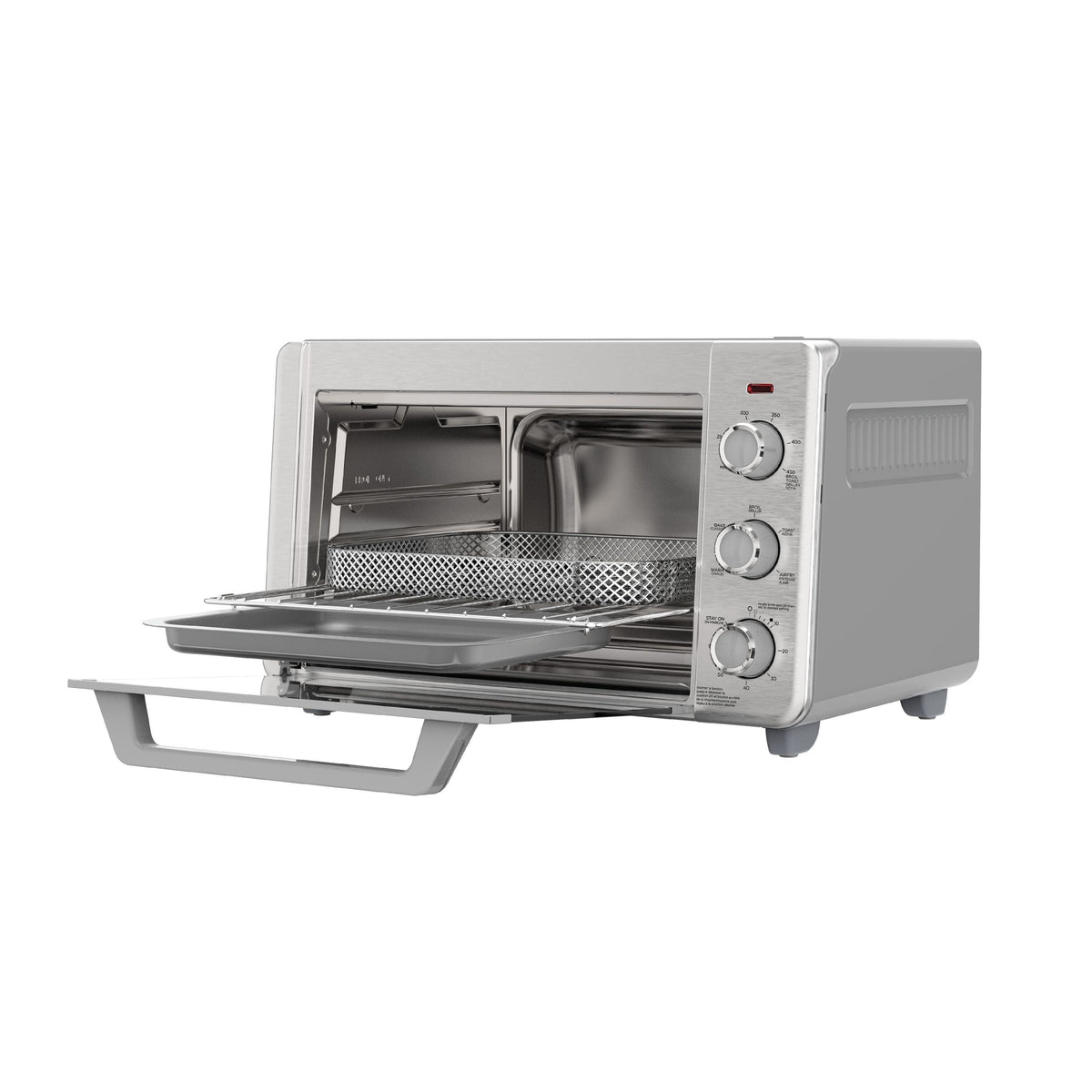 Crisp 'N bake 6-Slice Air Fryer Toaster Oven, Stainless Steel, 5 Cooking Functions G1Y5 - product image 2