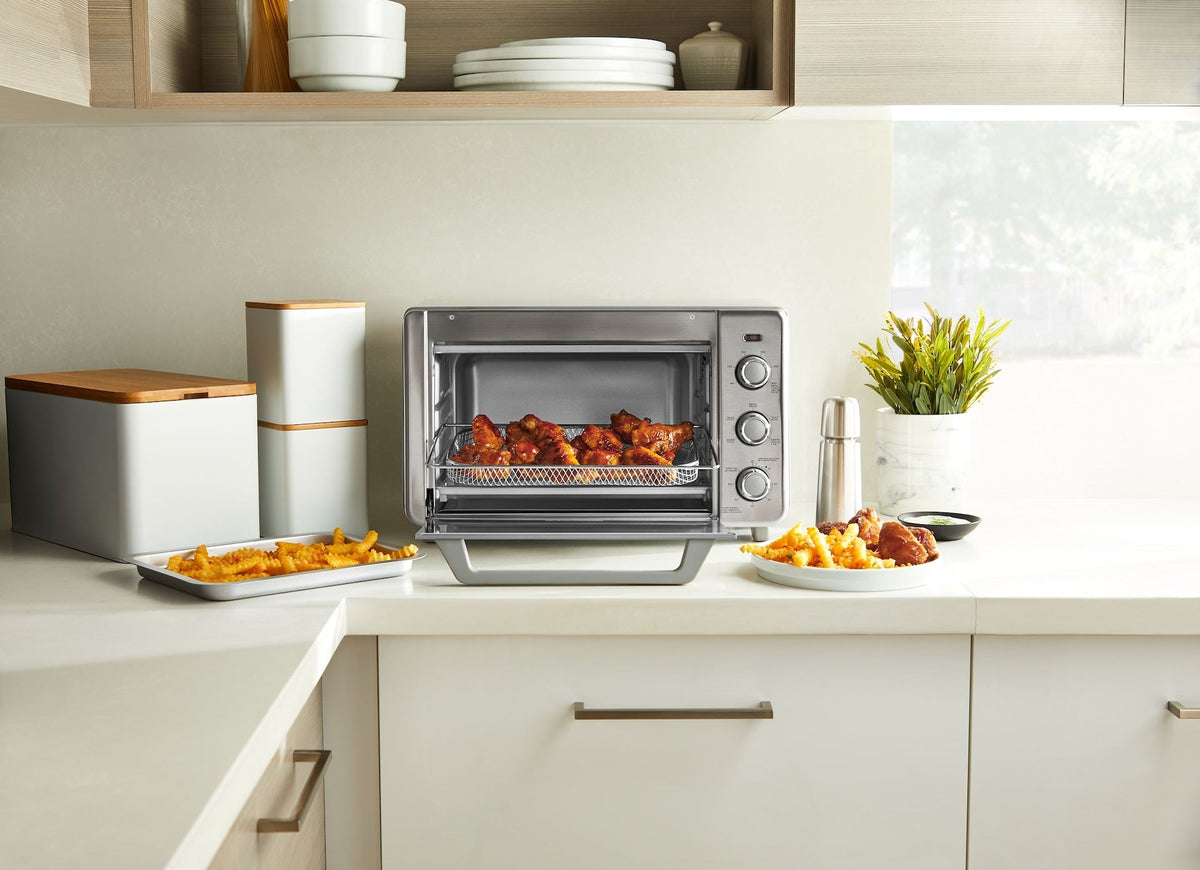 Crisp 'N bake 6-Slice Air Fryer Toaster Oven, Stainless Steel, 5 Cooking Functions G1Y5 - product image 5
