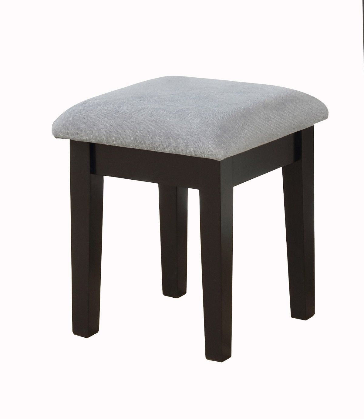 Celah 1-Drawer Black Dressing Table Makeup Vanity Set with Stool and Mirror P5T6 - product image 1