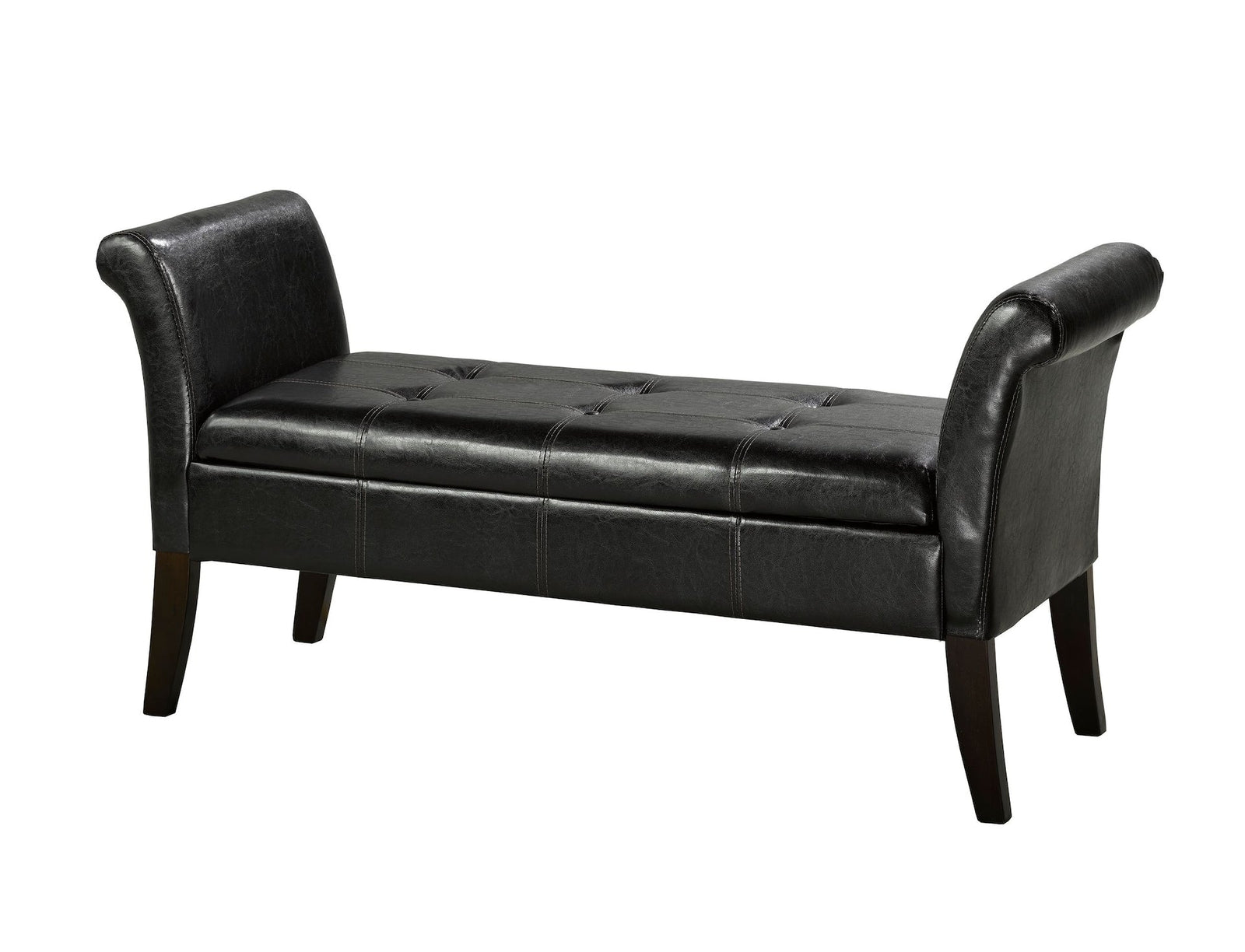 Fabric Tufted Accent Bench with Storage E3T3 - product image 1
