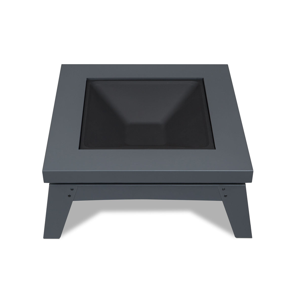 Square Steel Wood Burning Fire Pit in Gray, 37-in R0F2 - product image 3