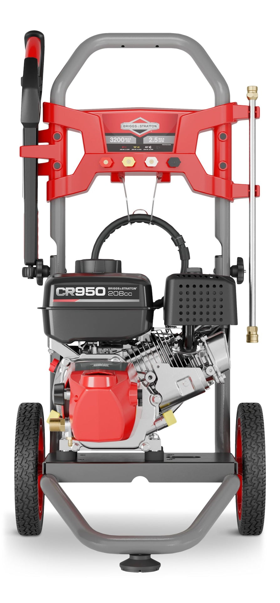 & Stratton 3200 PSI 2.5 GPM 208cc Engine Wheeled Gas Pressure Washer M8J8 - product image 4