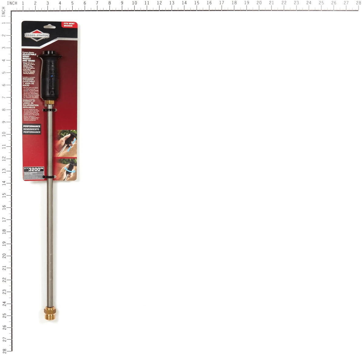 & Stratton Adjustable Spray Nozzle and Wand Compatible with 3000 PSI Gas Pressure Washer, 24-in Z9C1 - product image 6