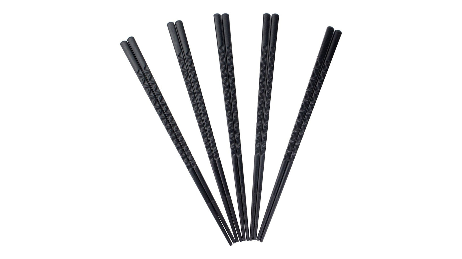 Black Dishwasher Safe Chopsticks, Serves 5, 10-pc S8W9 - product image 1