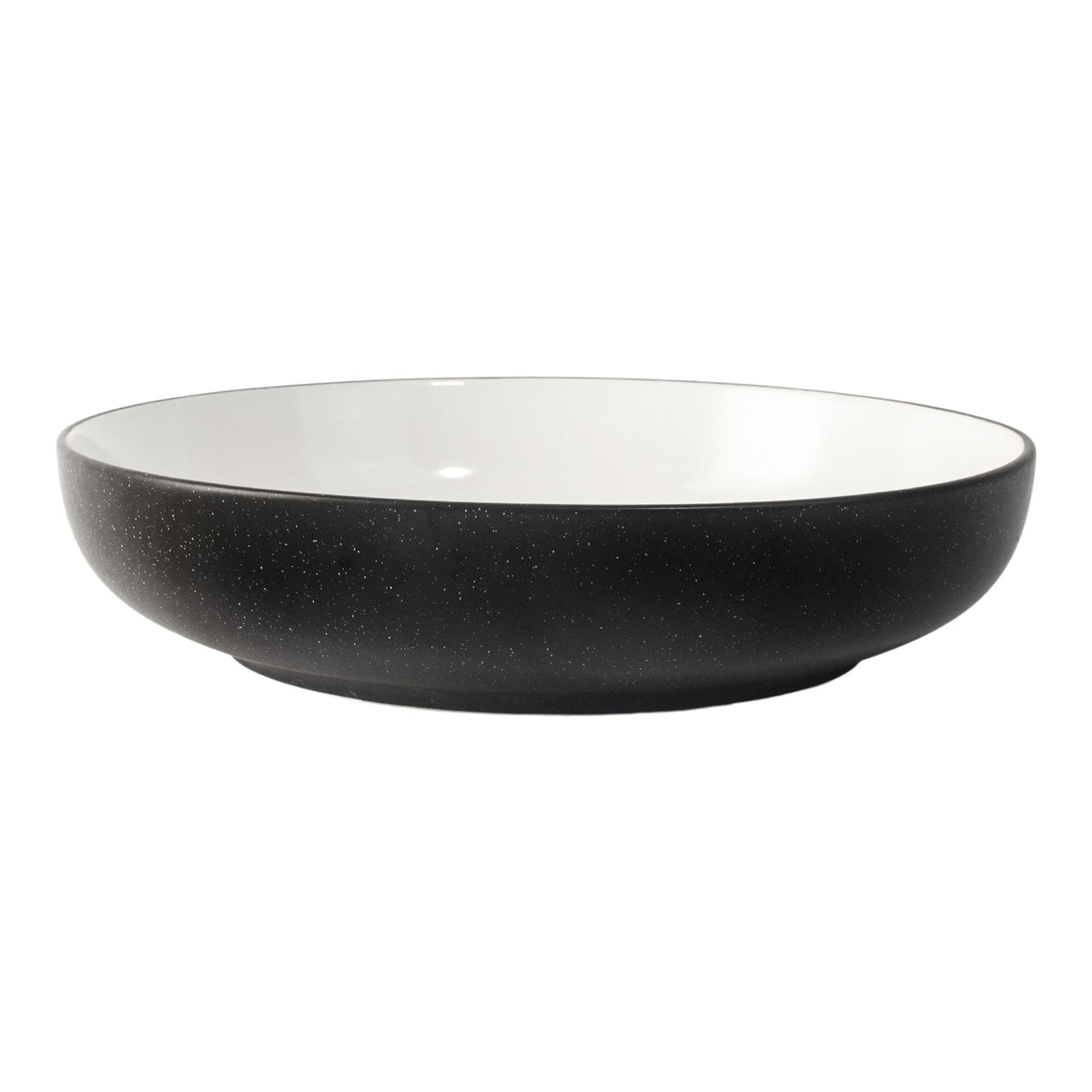 Catalone Stoneware 2-Tone Serving Bowl, Black/White V4R9 - product image 1