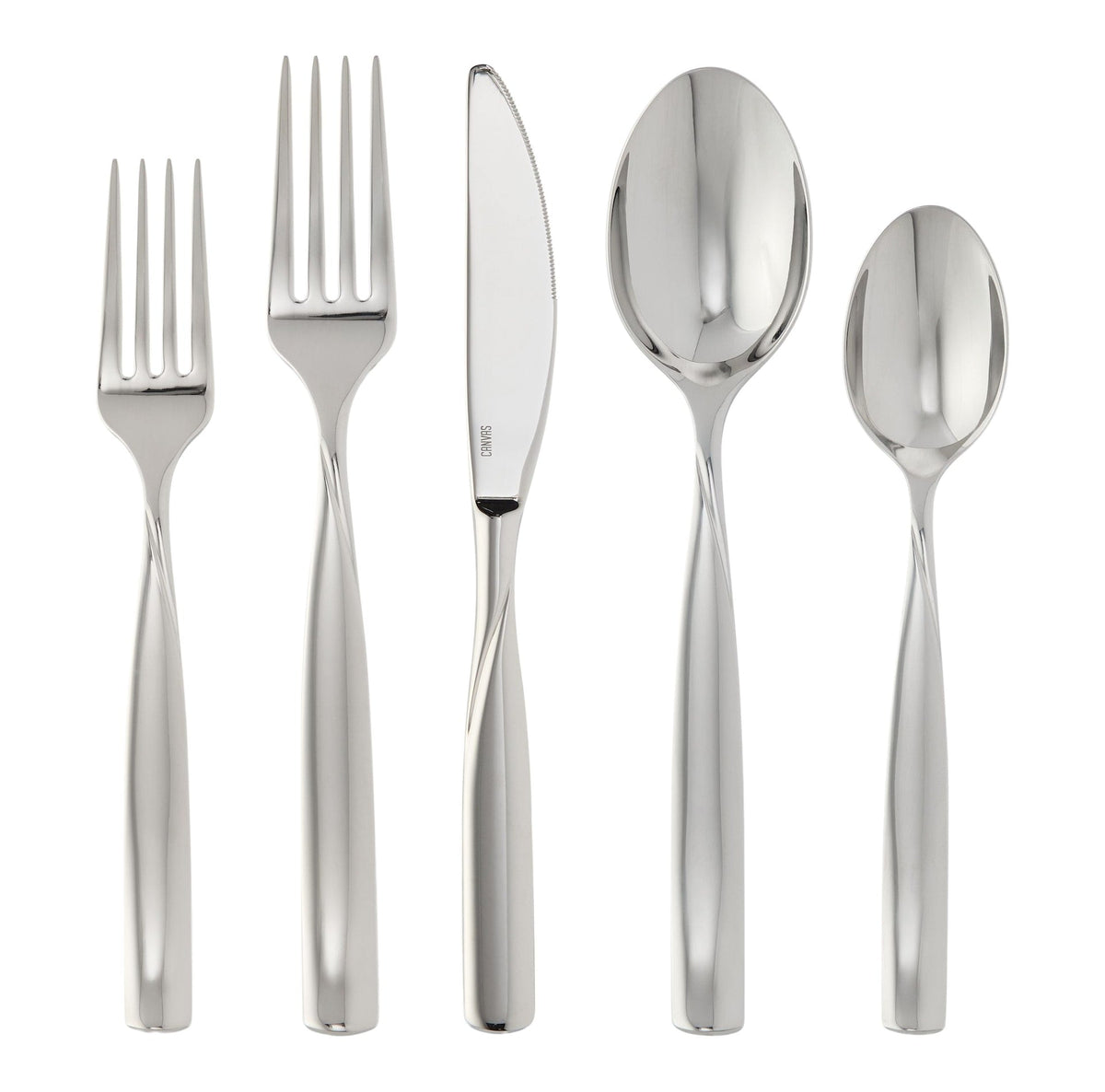 Enfield Twist Flatware Set, Stainless Steel, Serves 4, 20-pc K2H3 - product image 1
