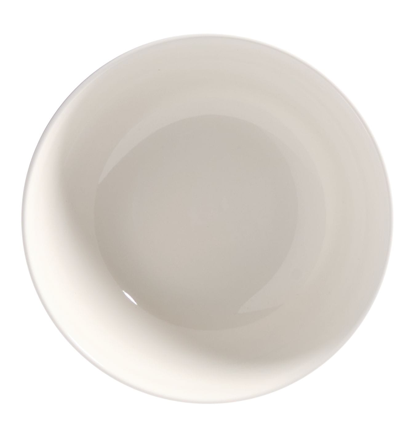 Highbury Ribbed New Bone Low Bowl, 1-pc, White B2A3 - product image 2