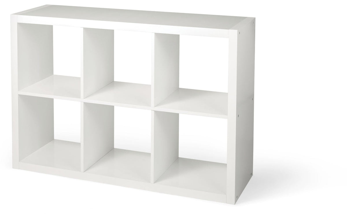 Invermere 6-Cube Storage Organizer, Bookcase/Bookshelf, White N0P7 - product image 1