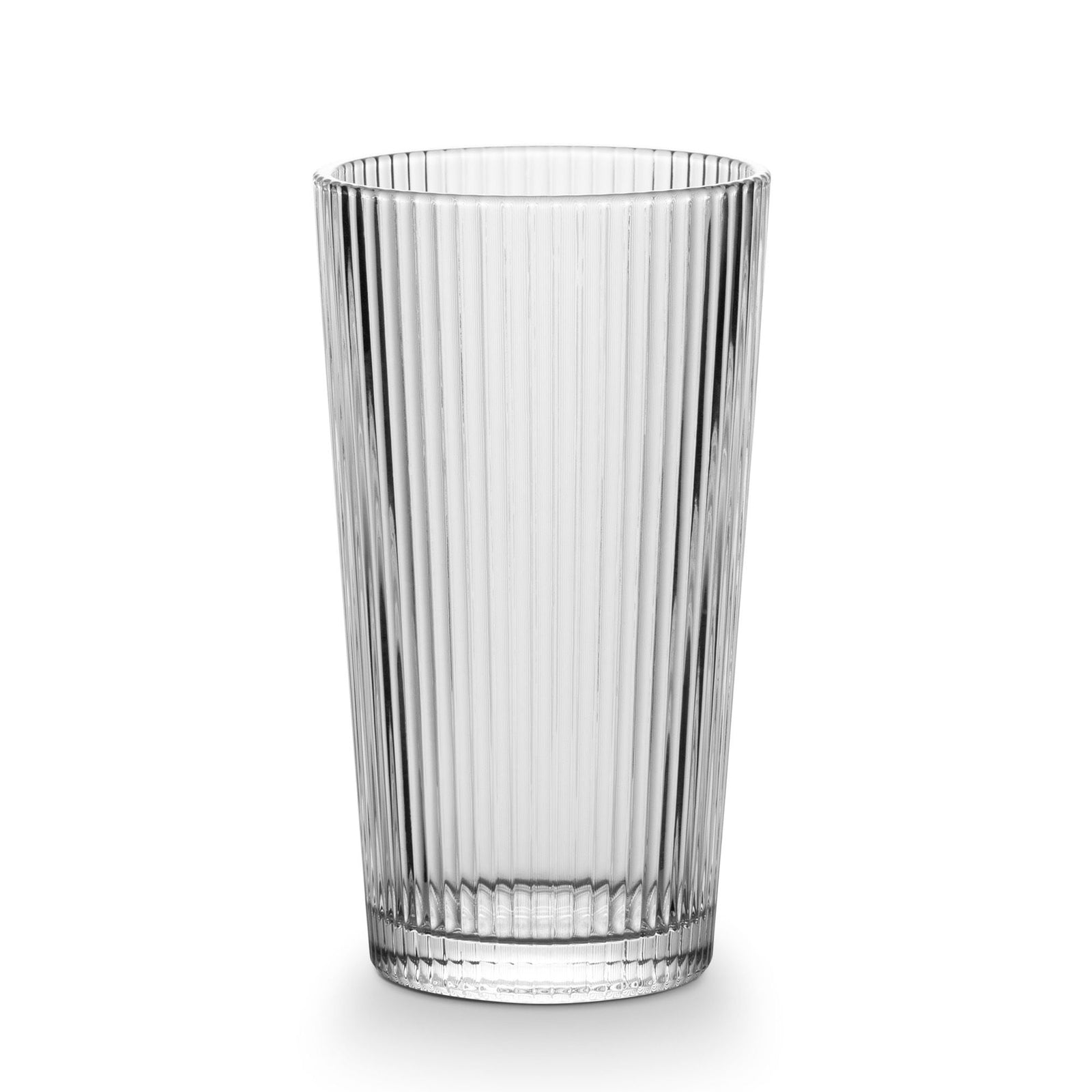 Ribbed High Ball Glass Set, Lead-free, 4-pc R2H4 - product image 2