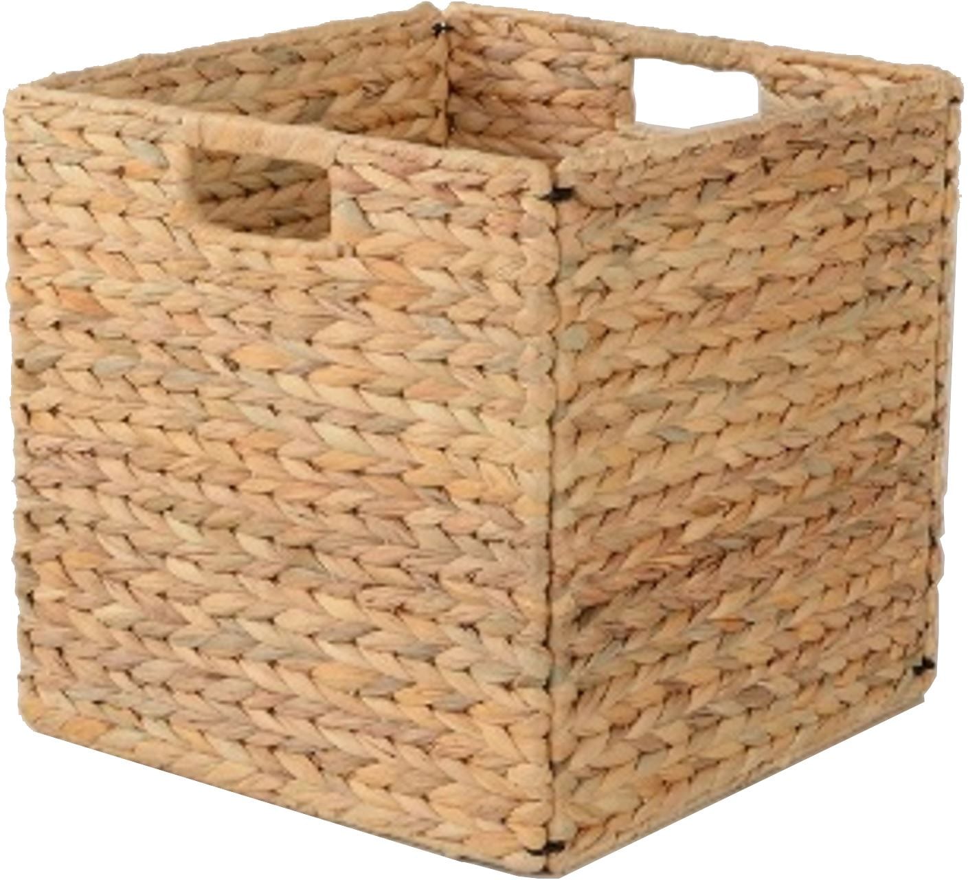 Weiss Cube Woven Natural Material Collapsible Basket, 13 x 13-in H9Q4 - product image 1