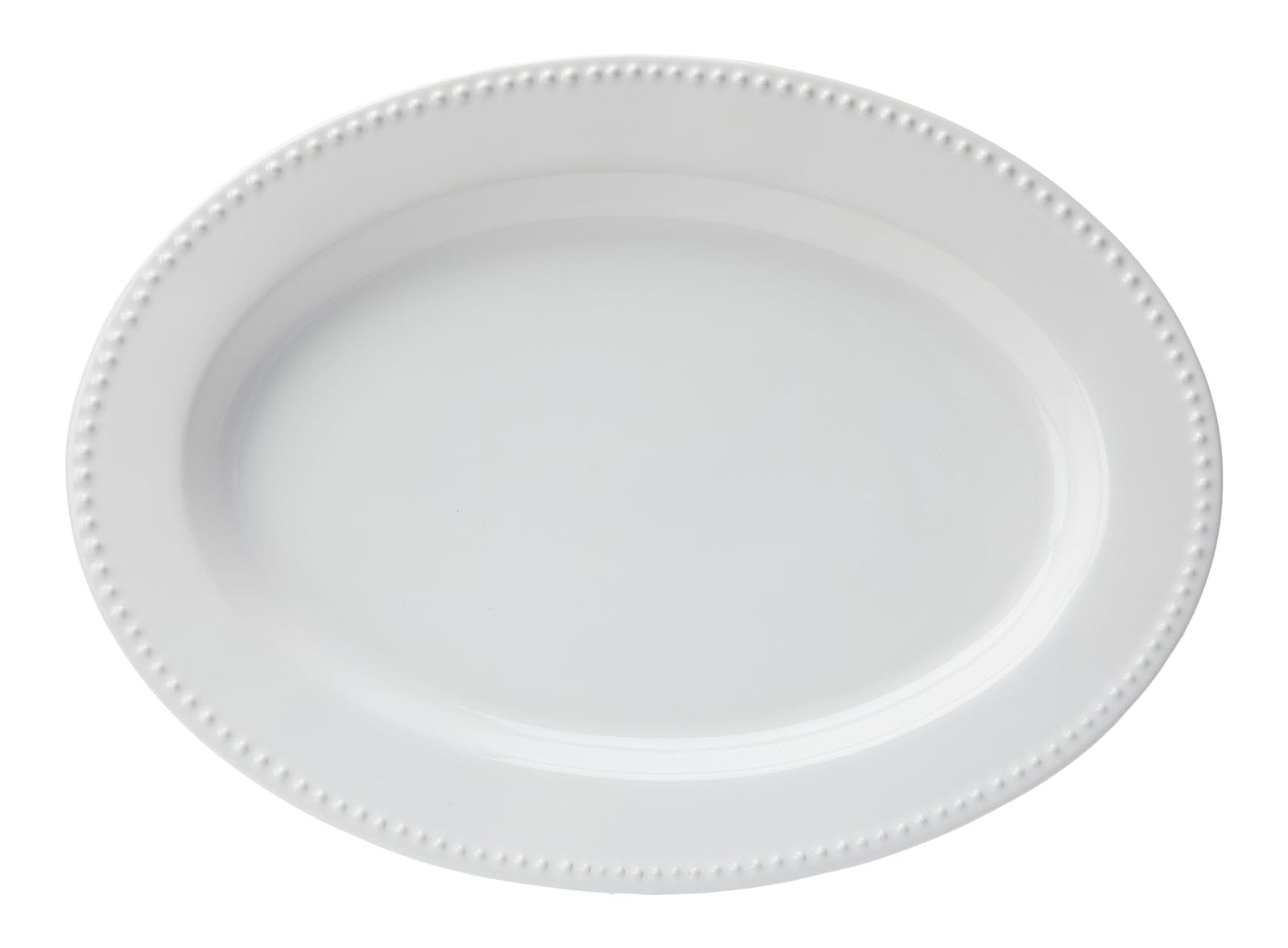 Whitworth Oval Stoneware Platter, 11.3-in, White P8M5 - product image 1