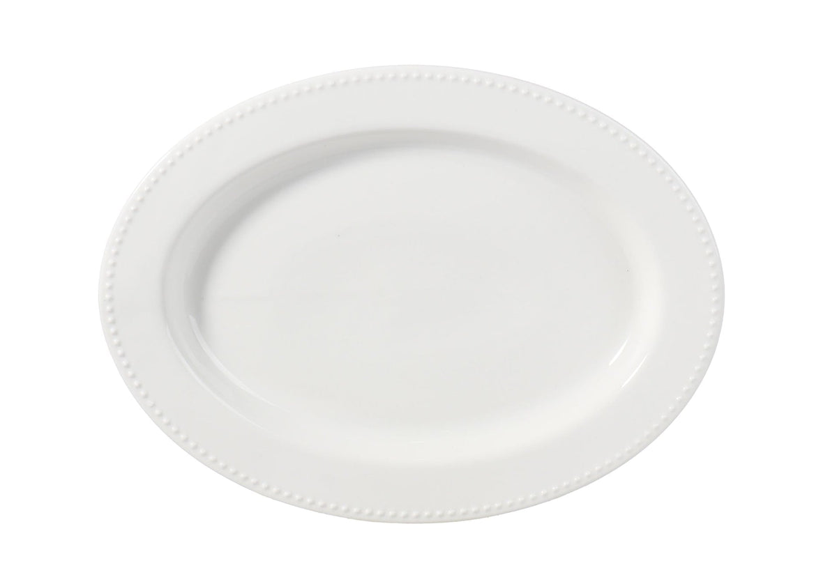 Whitworth Oval Stoneware Platter, 11.3-in, White P8M5 - product image 3
