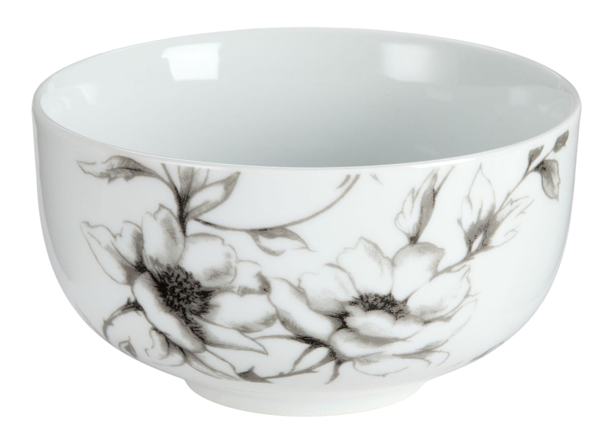 Wild Rose All Purpose Bowl, 1-pc, White, Dishwasher & Microwave Safe O3U9 - product image 1