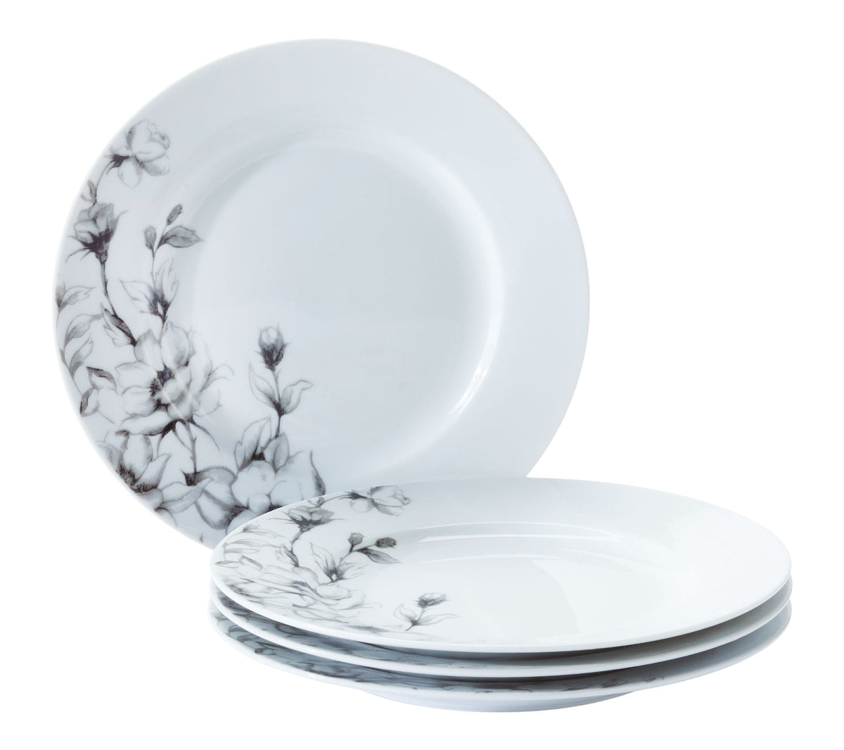 Wild Rose Side Plate, 1-pc, White, Dishwasher & Microwave-Safe D8P9 - product image 1