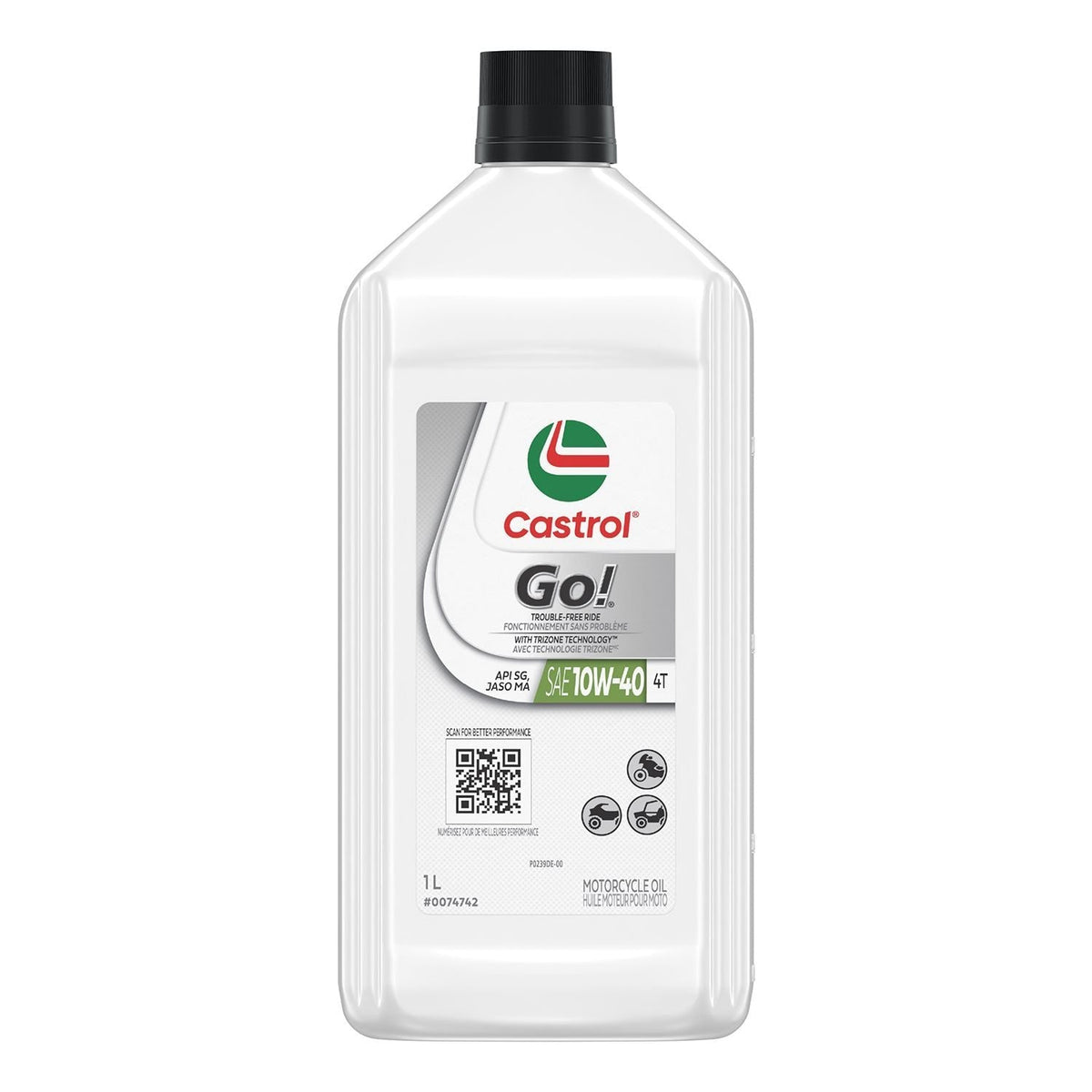 Go! 4-Stroke 4T Motorcycle Oil 10W40, 946-mL L2M5 - product image 1