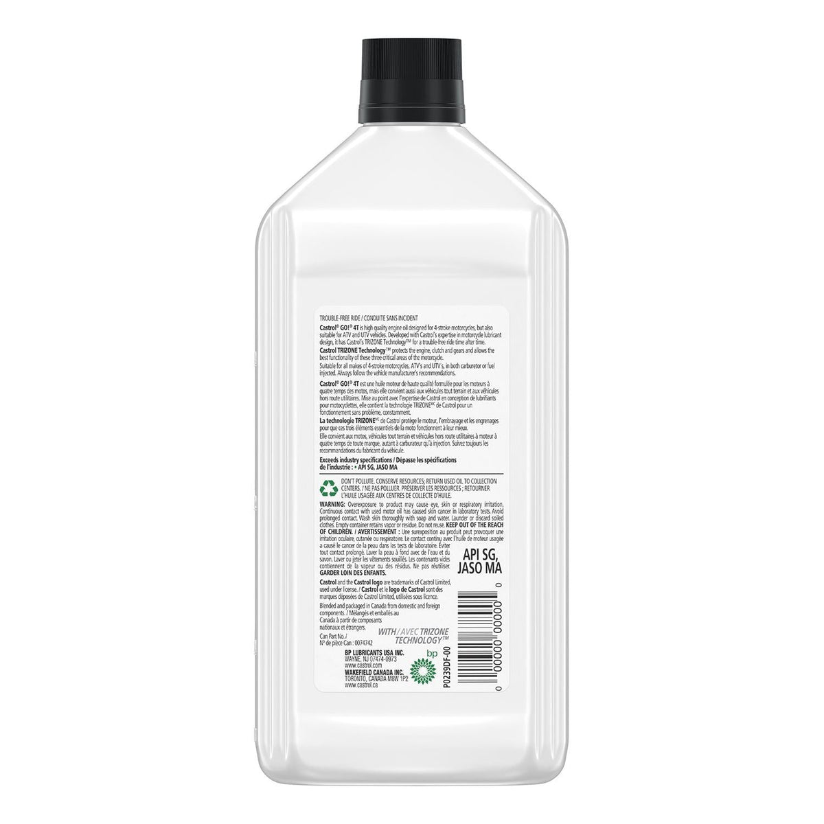 Go! 4-Stroke 4T Motorcycle Oil 10W40, 946-mL L2M5 - product image 2