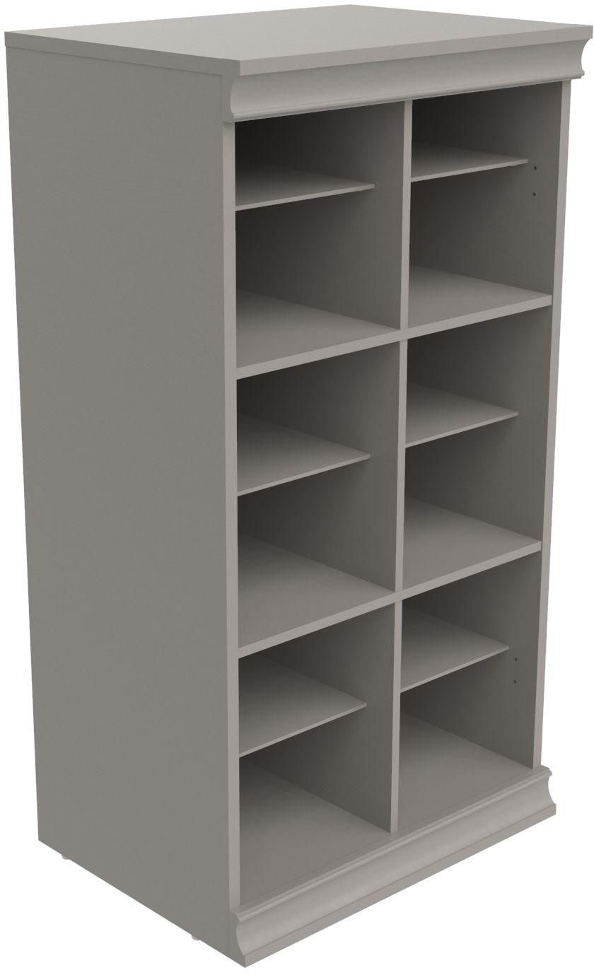 Modular Adjustable Divided Storage Shelves/Unit, Taupe H2K8 - product image 1