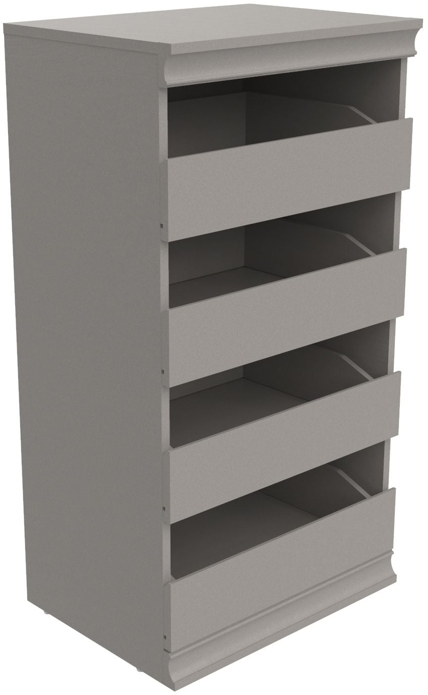 Modular Stackable 4-Drawer Closet Storage Unit, Taupe V2V7 - product image 1