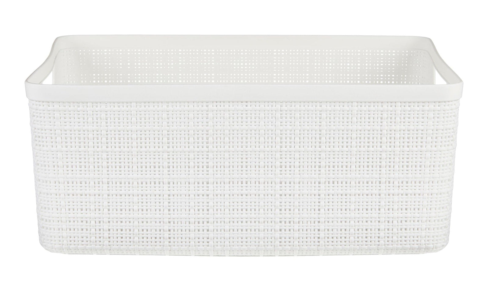 Medium Jute Weave Nesting Storage Basket, White B5R2 - product image 1