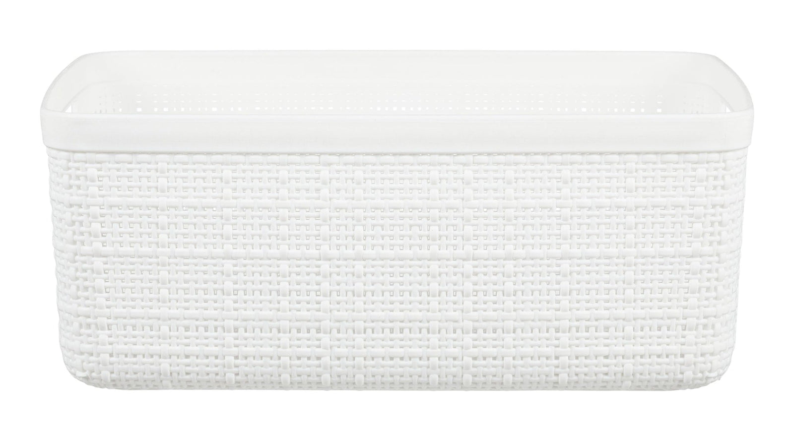 Small Jute Weave Nesting Storage Basket, White Q8K3 - product image 1