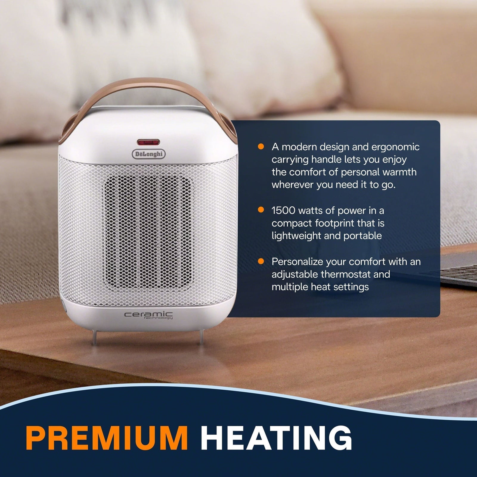HFX30C15WCA Capsule Ceramic Fan Heater, White N9N5 - product image 4
