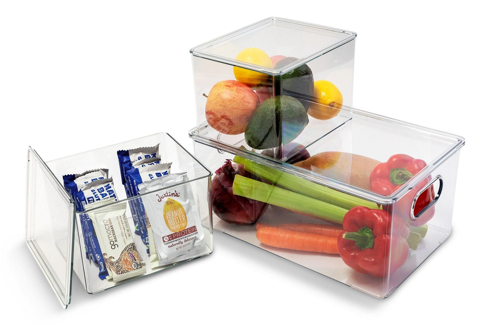 Clear Storage Bin Set, 3-pc E6Y9 - product image 4