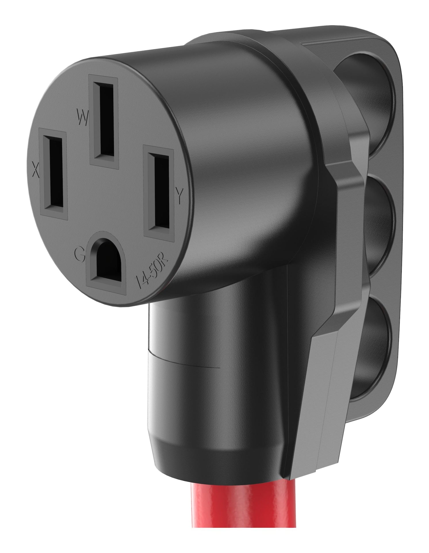 50A 25-ft Single-Outlet RV & EV Extension Cord, Red H5E9 - product image 2