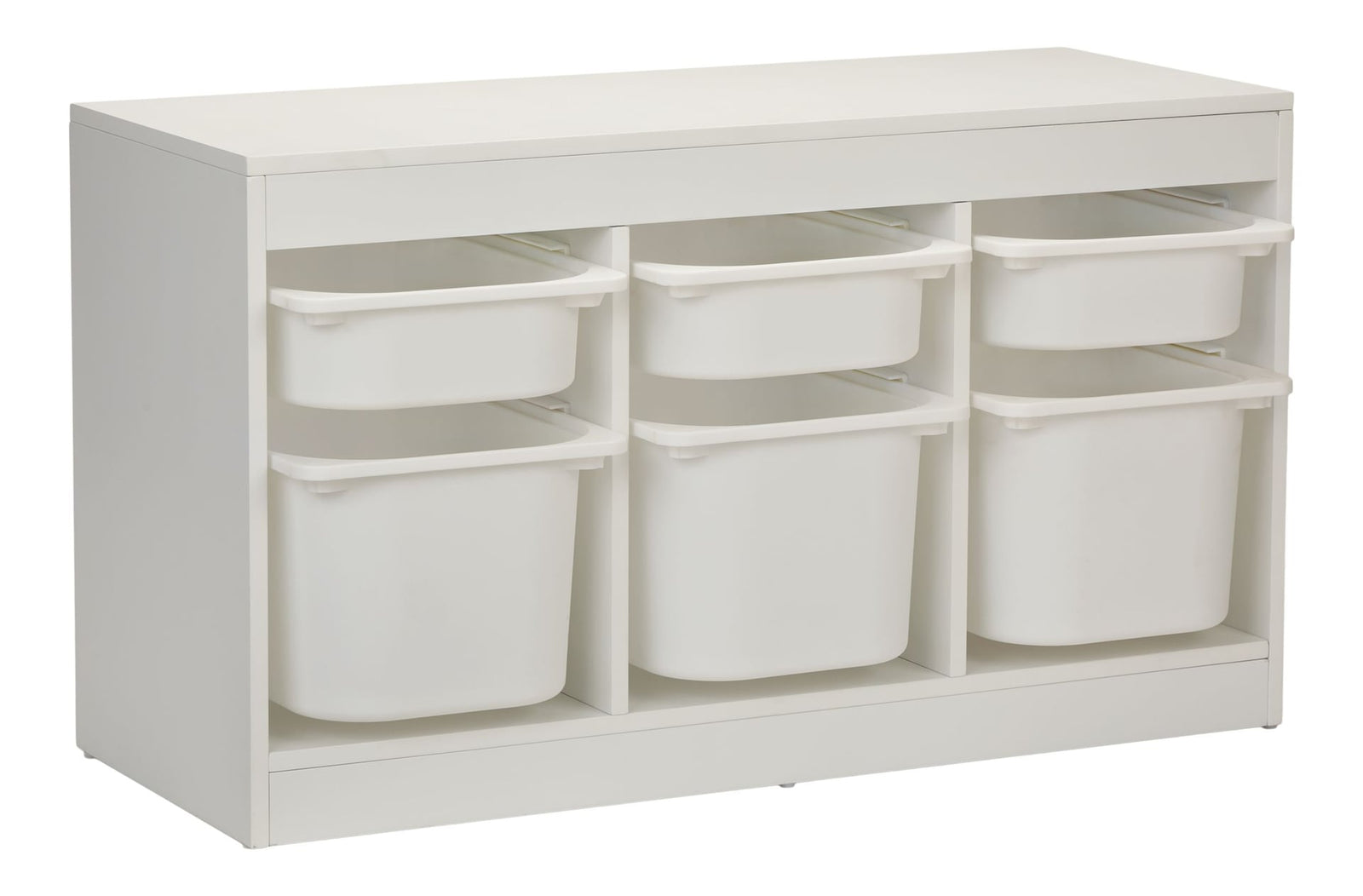 6-Bin Stackable Pull Out Organizer, White T6I8 - product image 1
