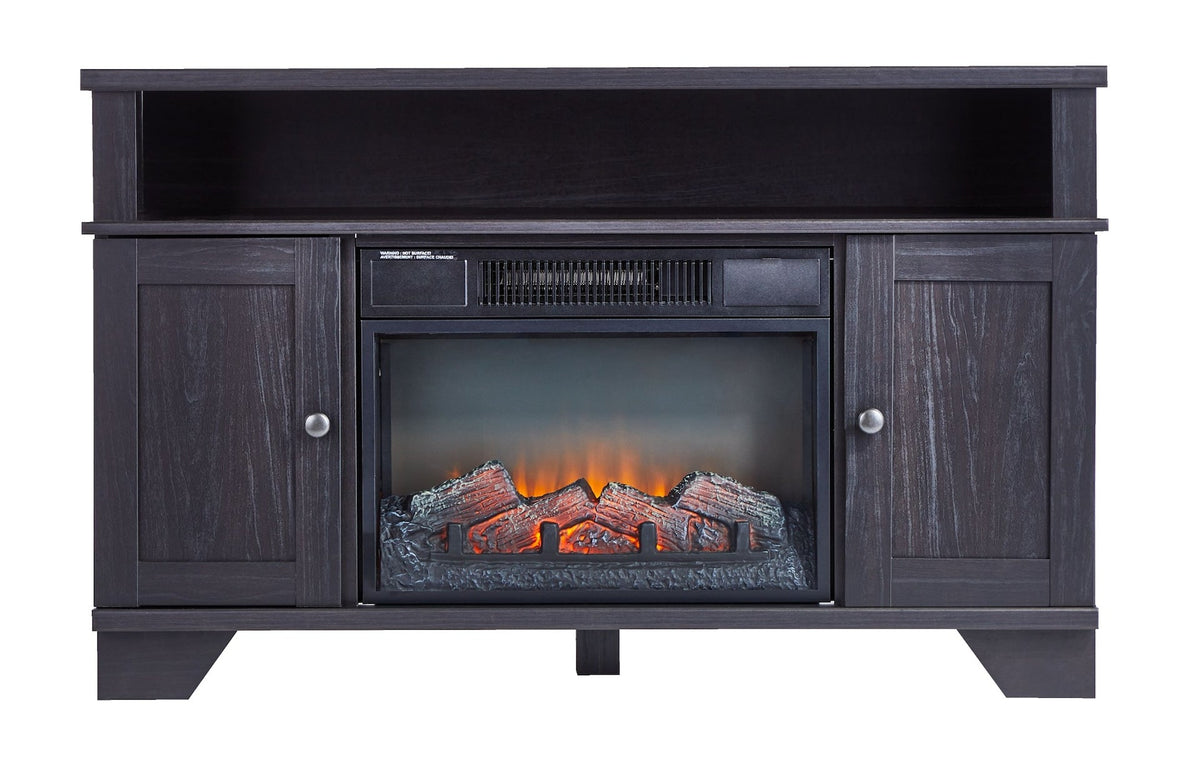 Hamilton Electric Fireplace TV Stand, 44.5-in, 1500W, Brown Cappucino N9S2 - product image 1