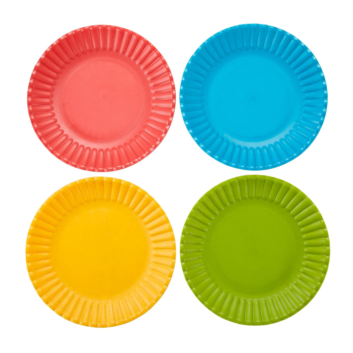 Outdoor Sustainable Dinner Plates, 4-pk, Assorted G1A7 - product image 1