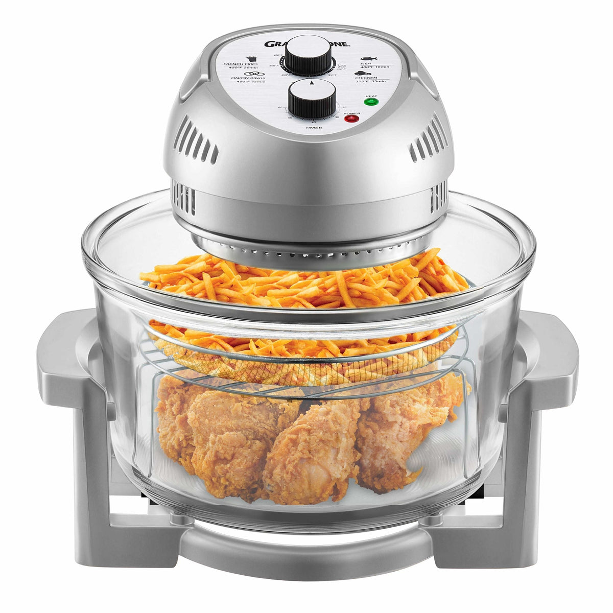 Glass Air Fryer, Silver Y7O6 - product image 1