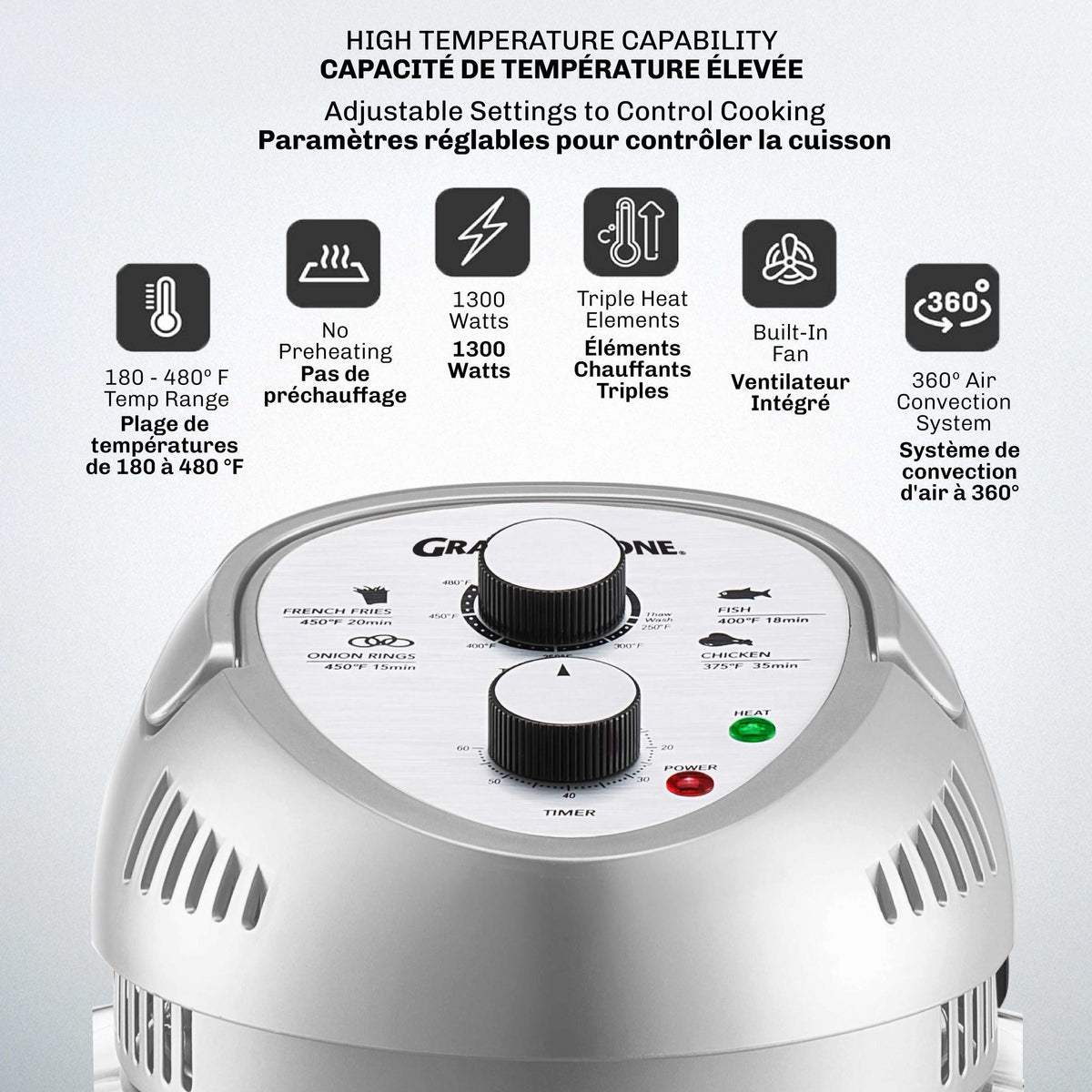 Glass Air Fryer, Silver Y7O6 - product image 5