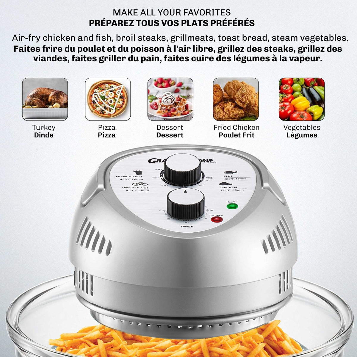 Glass Air Fryer, Silver Y7O6 - product image 6