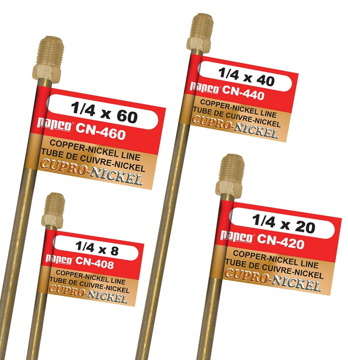 CN440 Copper Nickel Brake Line, Standard, 40 x 1/4-in Please make sure this part fits your need R8L7 - product image 1