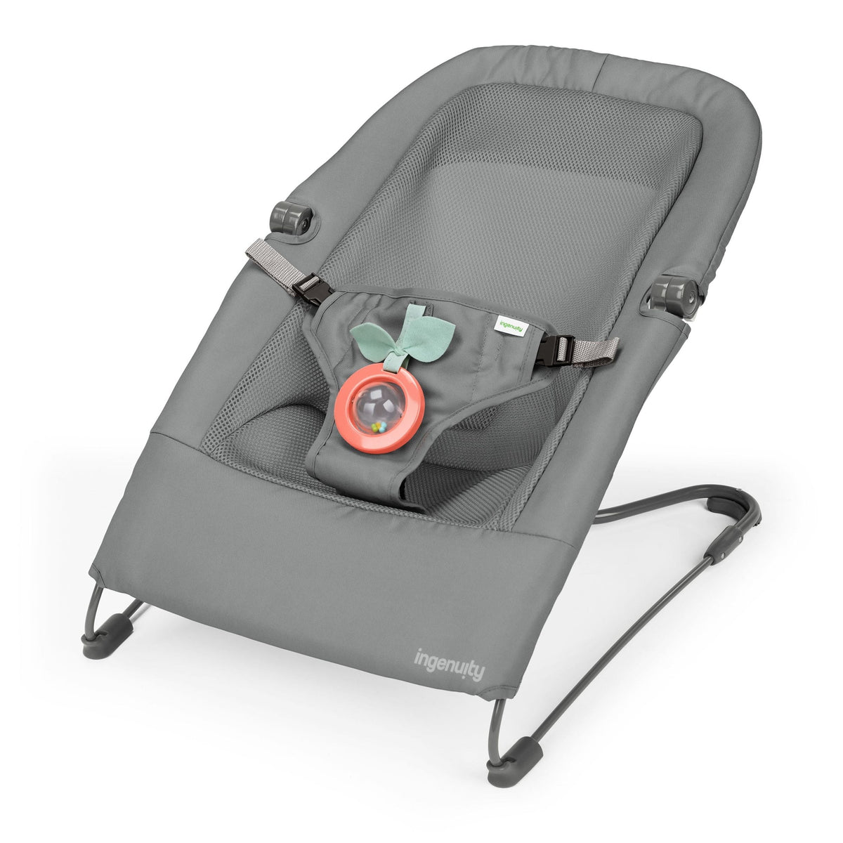 HPP Fold Flat Baby Bouncer, Grey D7J9 - product image 1
