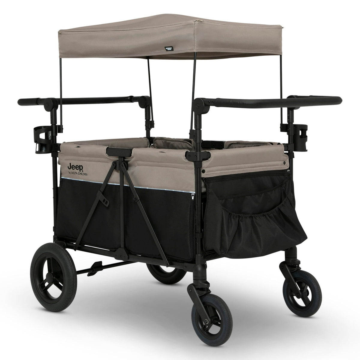 Gladiator Stroller Wagon by Delta Children, Black/Tan F4D6 - product image 1
