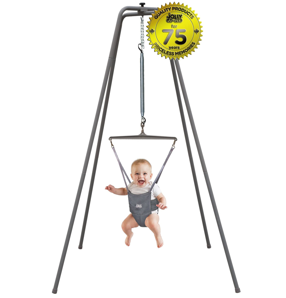 Standing Baby Exerciser with Super Stand, Grey, Ages 3m+ O8A9 - product image 1