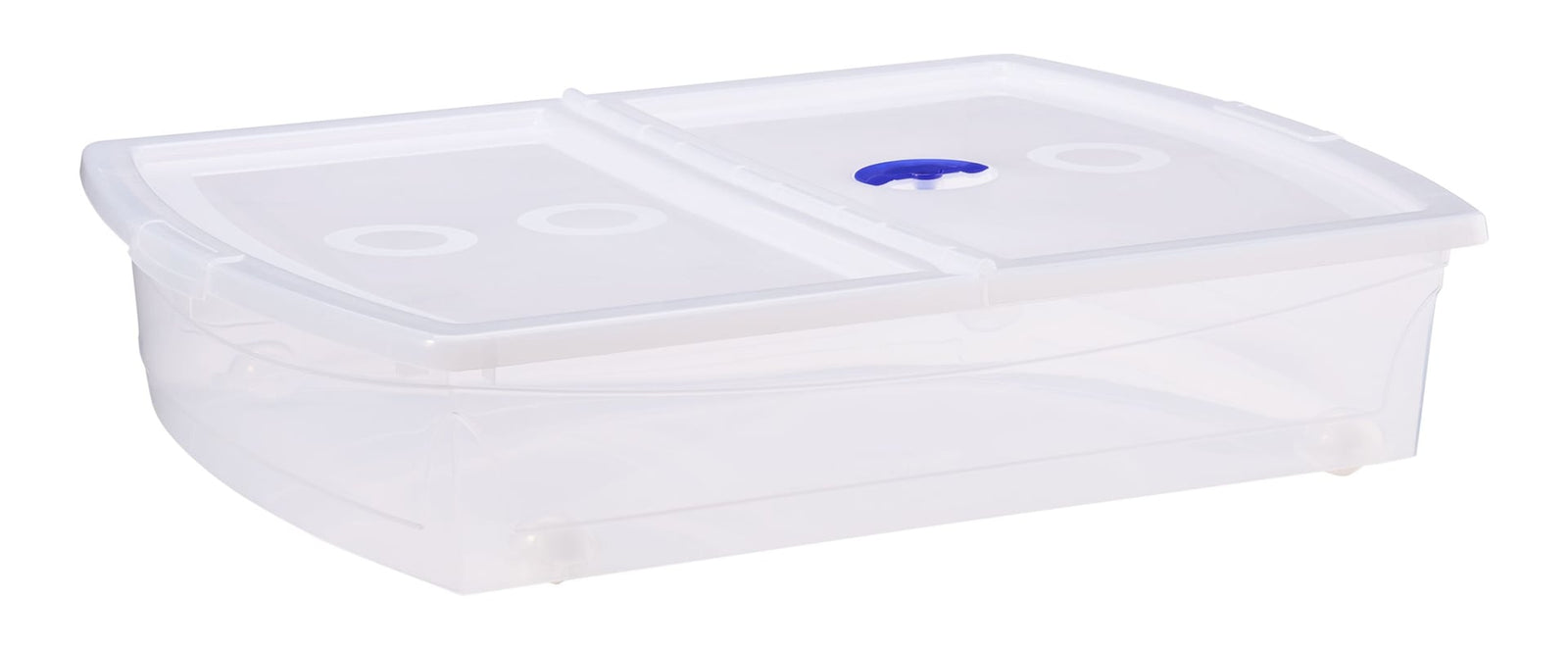 Shallow Under-the-Bed Storage Tote with Wheels B0W6 - product image 2