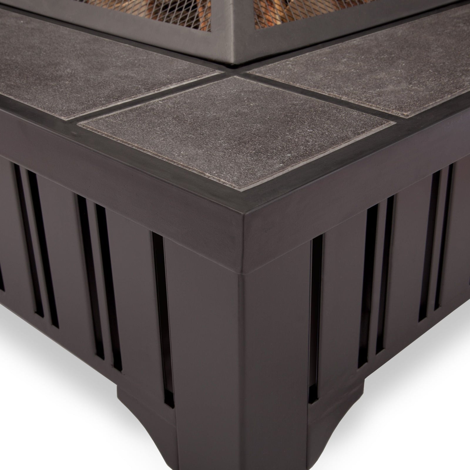 Square Wood Burning Fire Pit in Black, 34-in Z8V3 - product image 4