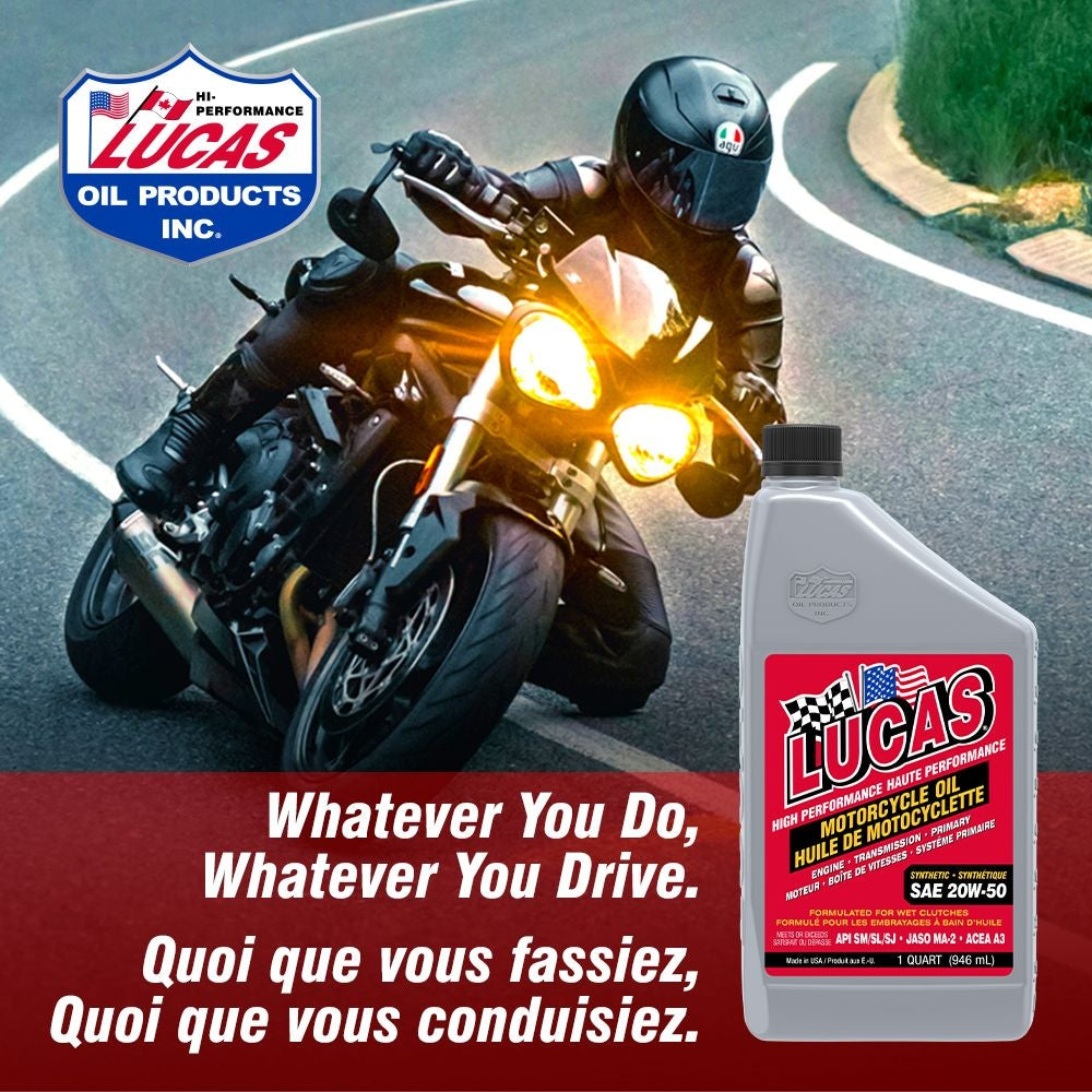 Oil High Performance Synthetic Motorcycle Oil SAE, 946-mL S0T2 - product image 4