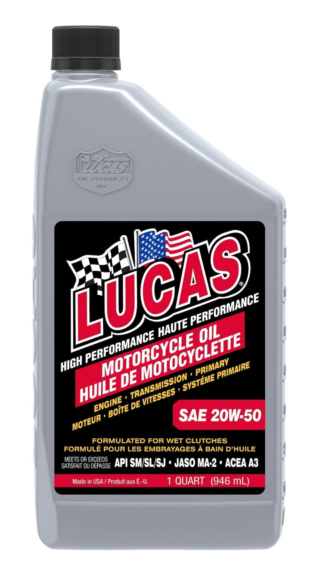 SAE 20W-50 High Performance Motorcycle Oil, 946-mL L0X9 - product image 1