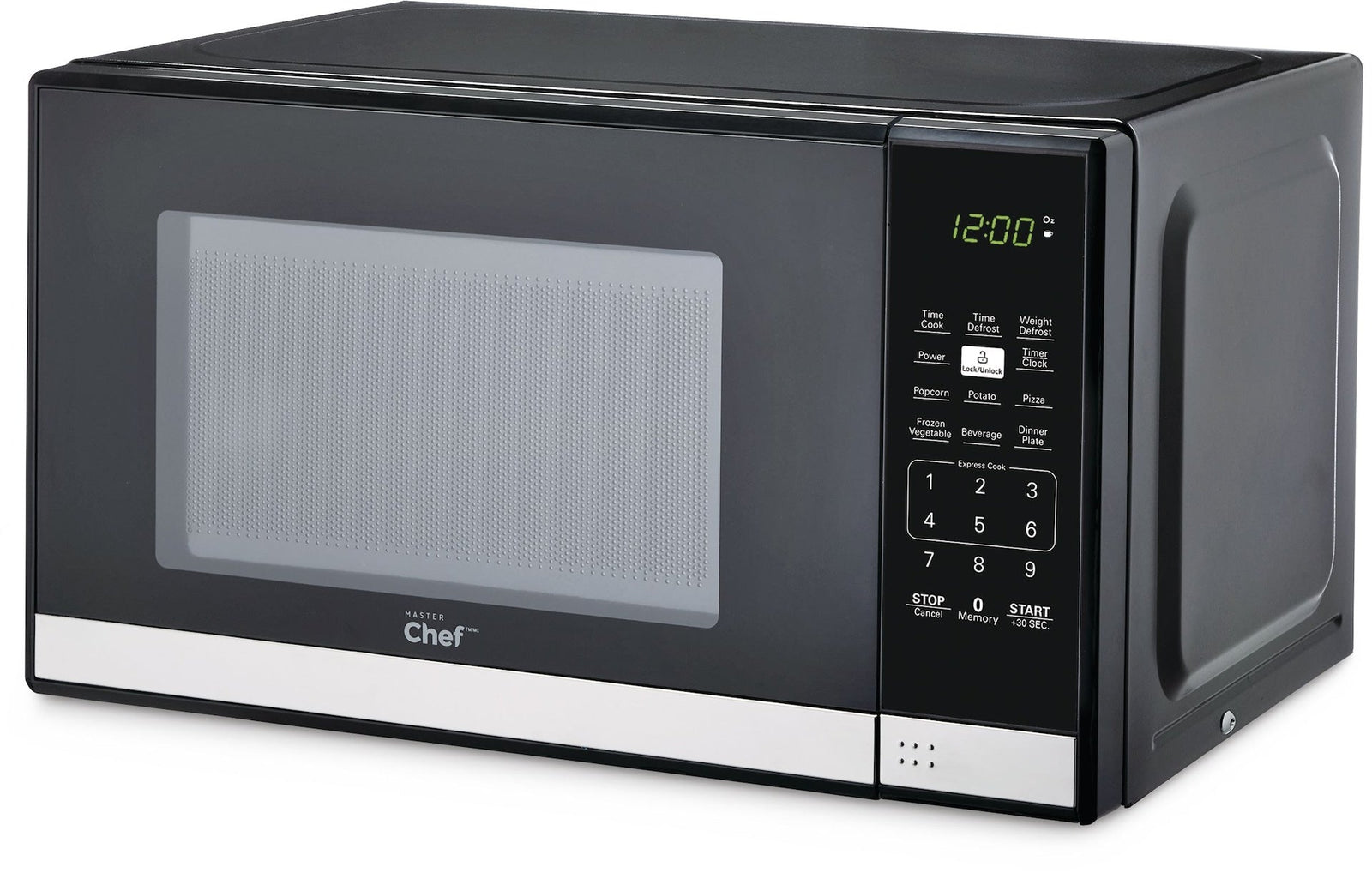 Countertop Microwave, 700 W, Black Stainless Steel, 0.7-cu-ft J2Q0 - product image 1