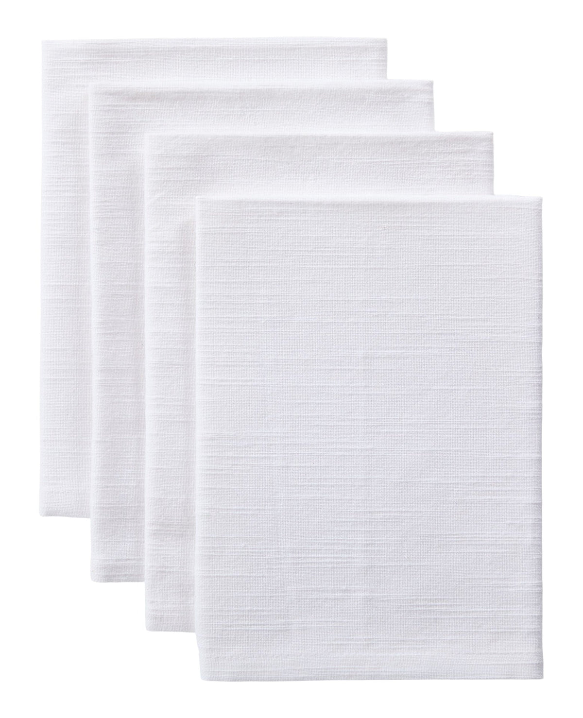Essential Cotton Dining Napkins, White, 17-in, 4-pk W4O1 - product image 1