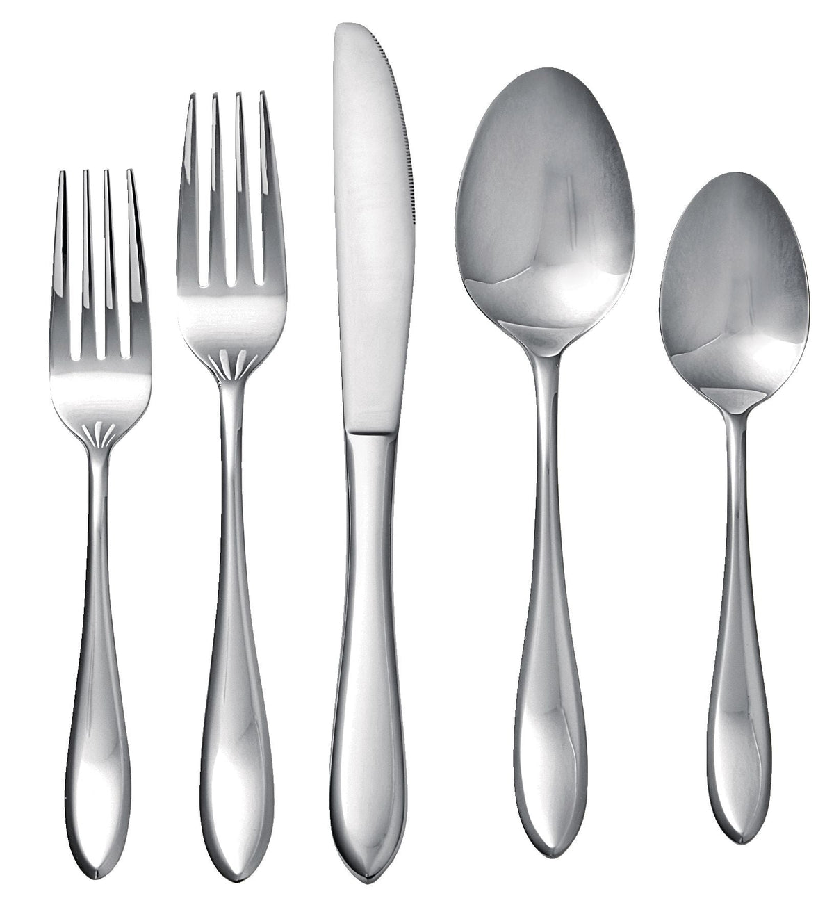 Stainless Steel Flatware Set, Serves 12, 60-pc S5R5 - product image 1