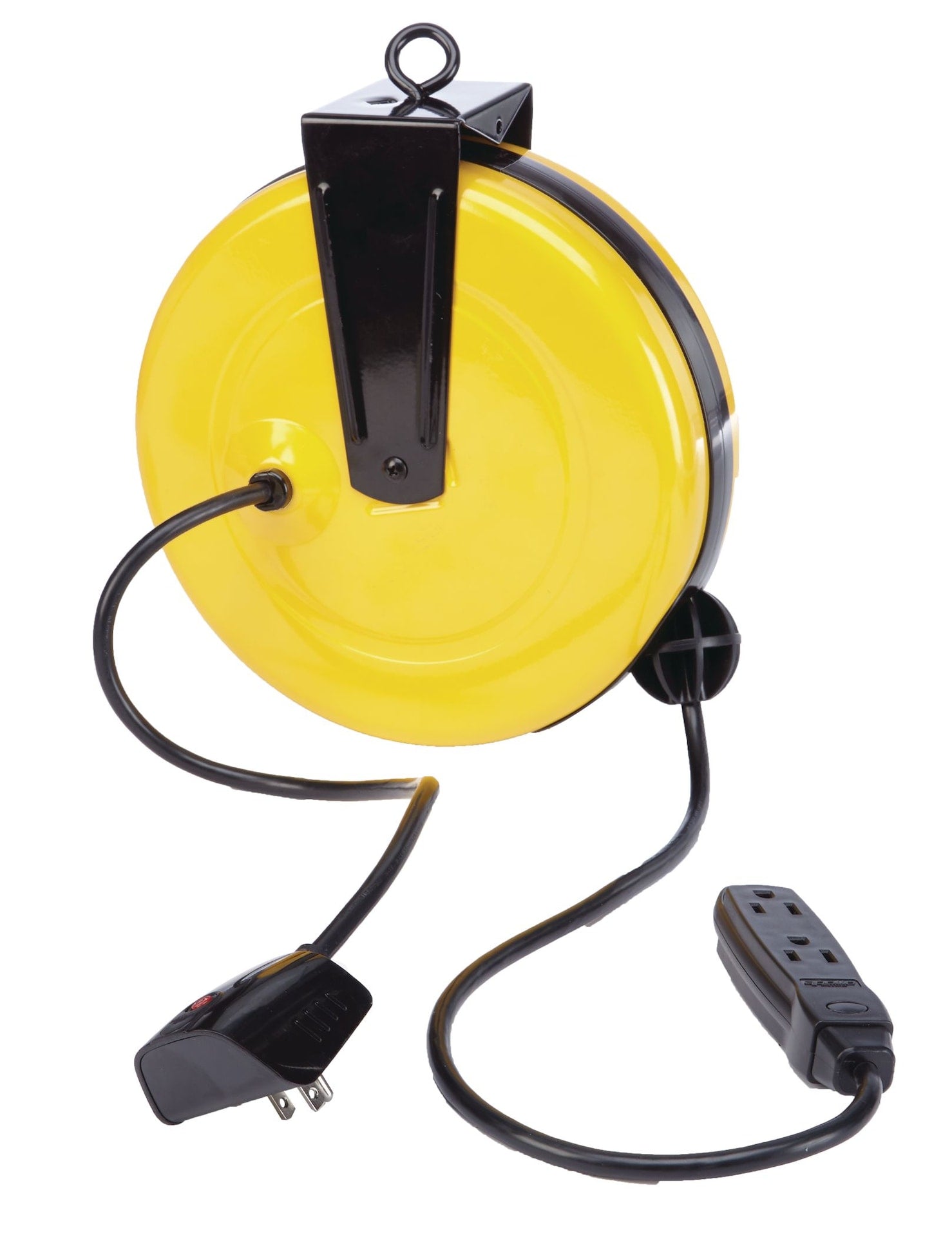 30-ft 16/3 Retractactabe Extension Cord Reel with 3 Grounded Outlets E5K0 - product image 1