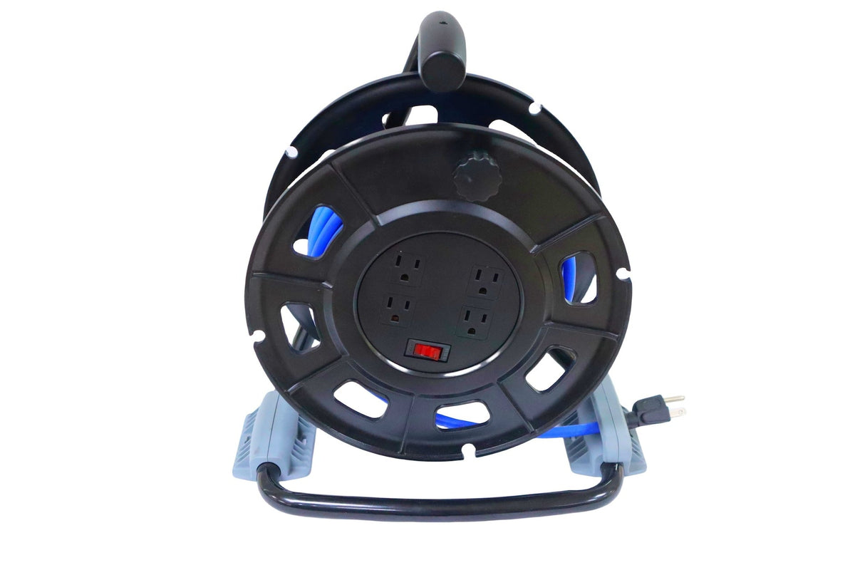 50-ft 14-Gauge Black Cord Reel with Stand N4S0 - product image 1