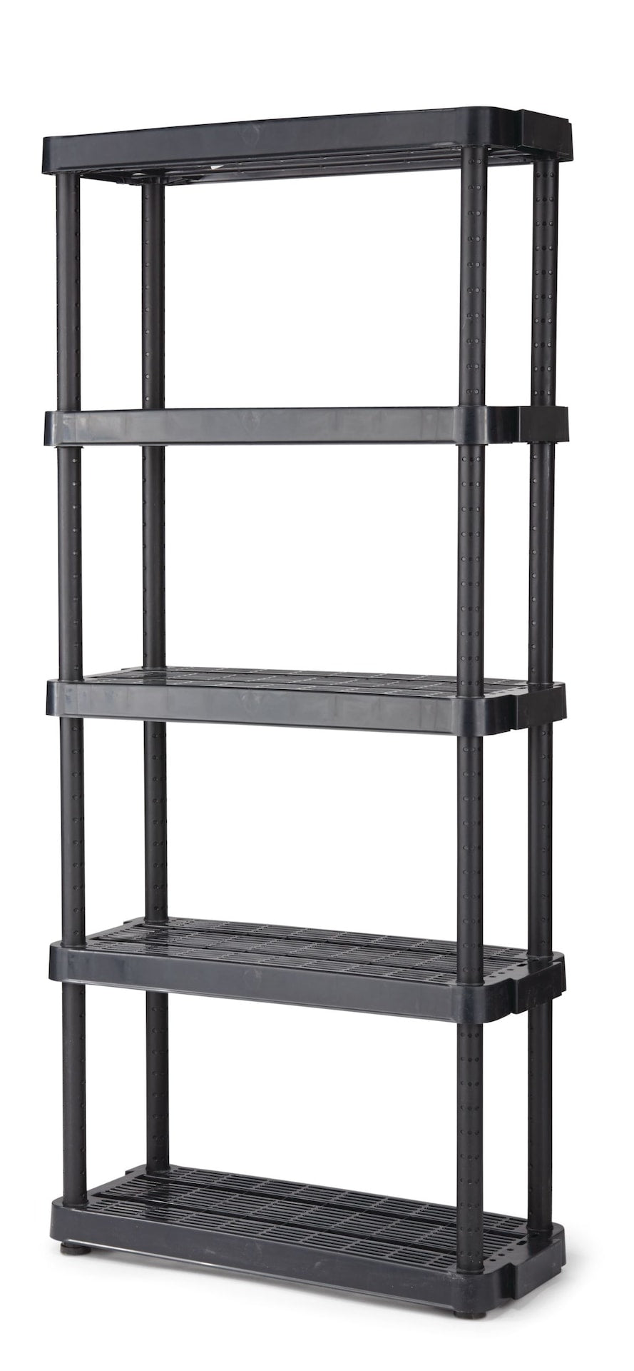 Adjustable 5-Shelf Resin/ Plastic Storage Rack/ Shelving Unit, 36 x 14 x 72-in A8X7 - product image 2